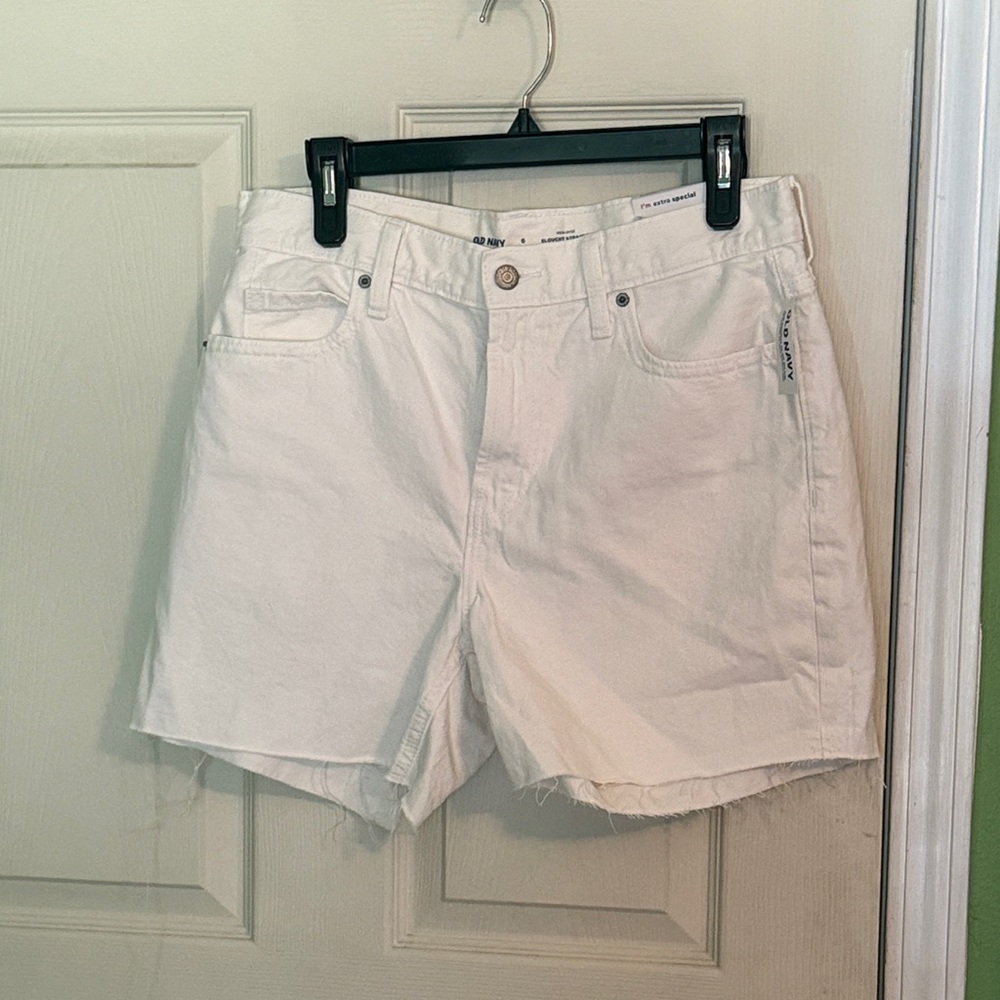 Old Navy Women's Cream Jean Shorts
